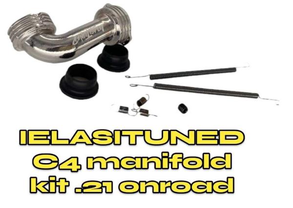 Ielasi IELASITUNED MANIFOLD .21 R C4 ONROAD (1) - IT-21RC4 SKU IT-21RC4